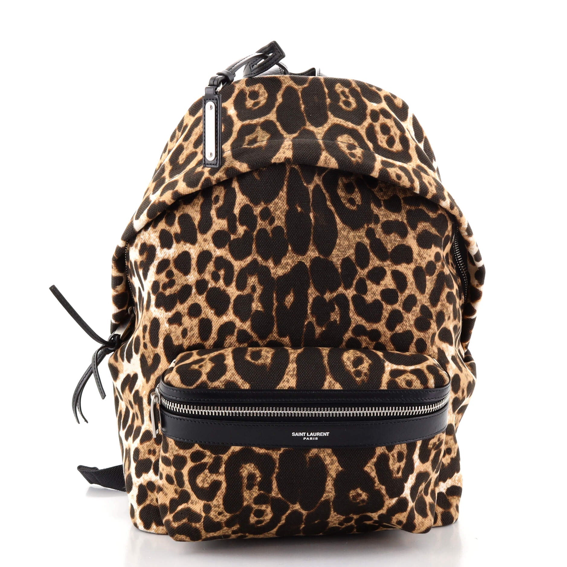 City Backpack Printed Canvas Mini
