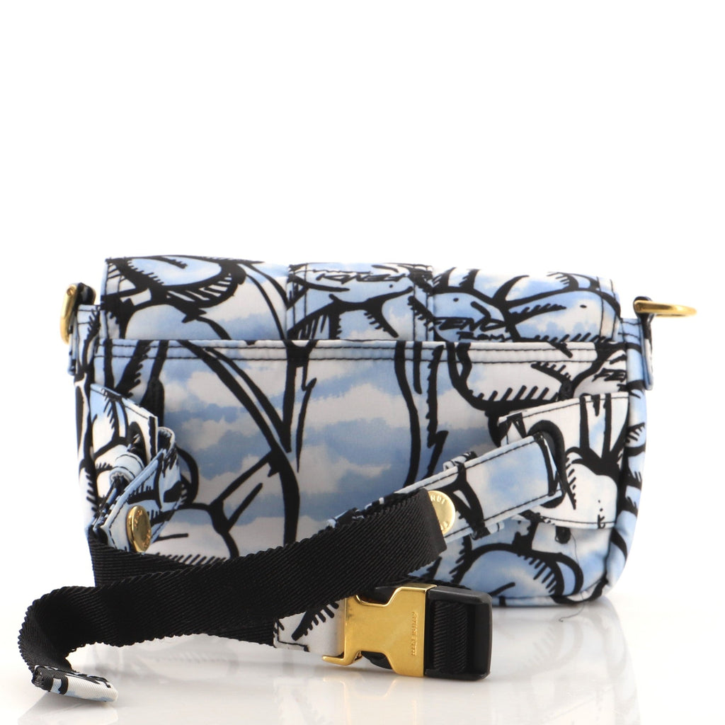 Baguette Convertible Belt Bag Printed Nylon Mini