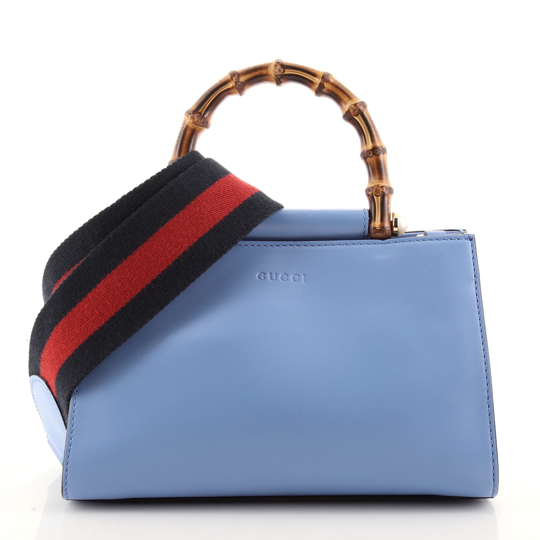 Nymphaea Top Handle Bag Leather Mini