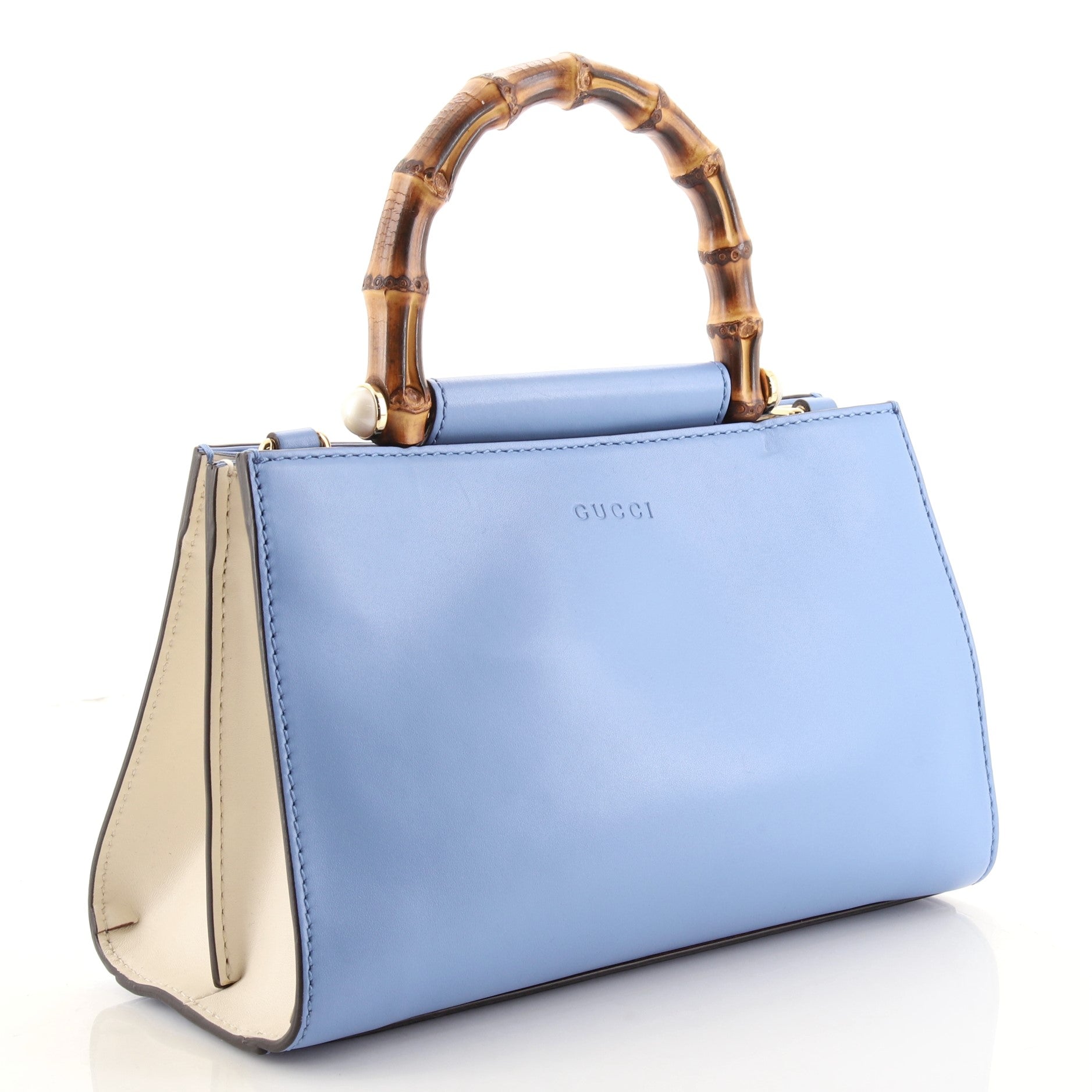 Nymphaea Top Handle Bag Leather Mini