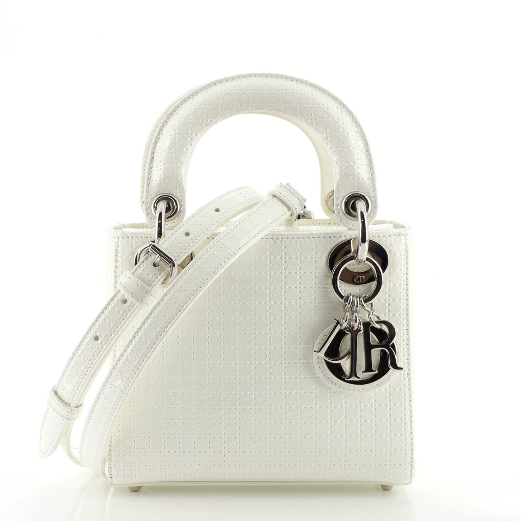 Lady Dior Bag Micro Cannage Embossed Calfskin Mini