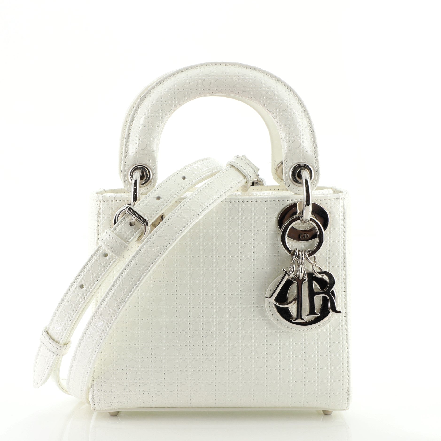 Lady Dior Bag Micro Cannage Embossed Calfskin Mini
