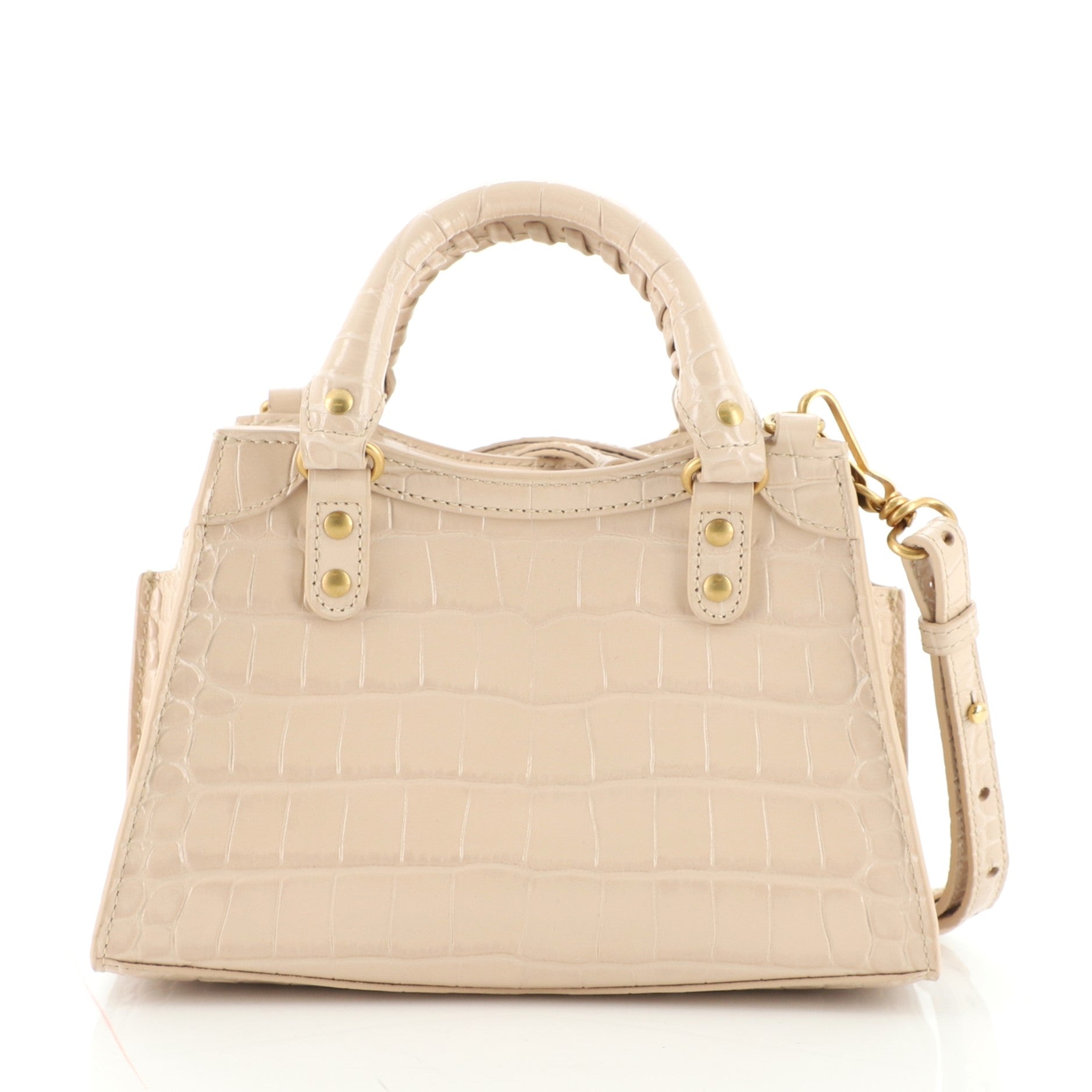 Neo Classic City Bag Crocodile Embossed Leather Mini