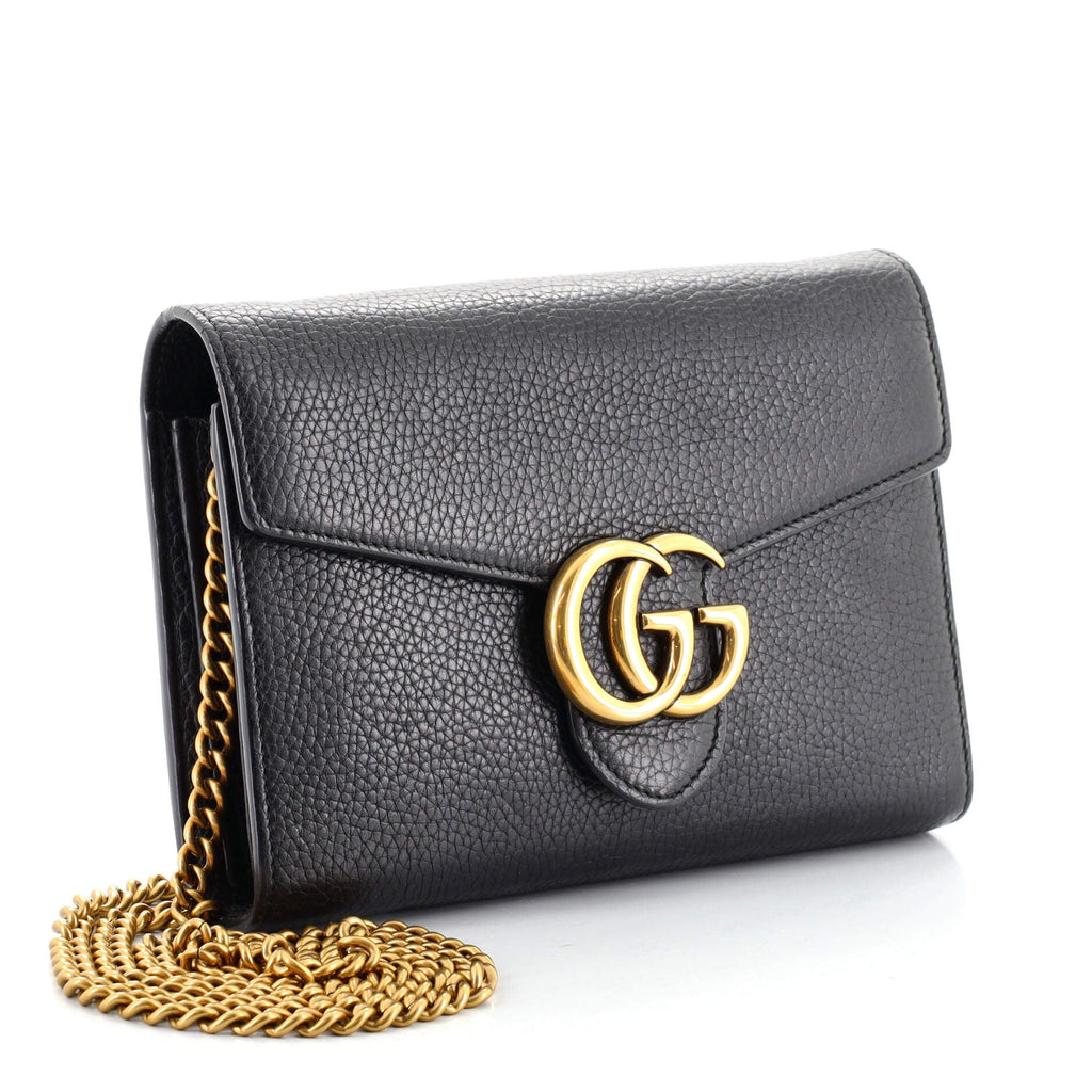 GG Marmont Chain Wallet Leather Mini