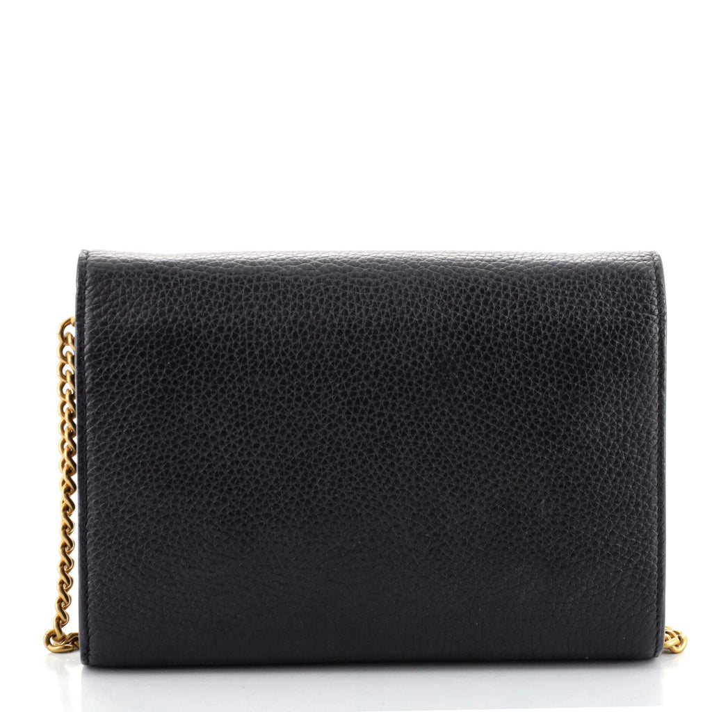 GG Marmont Chain Wallet Leather Mini