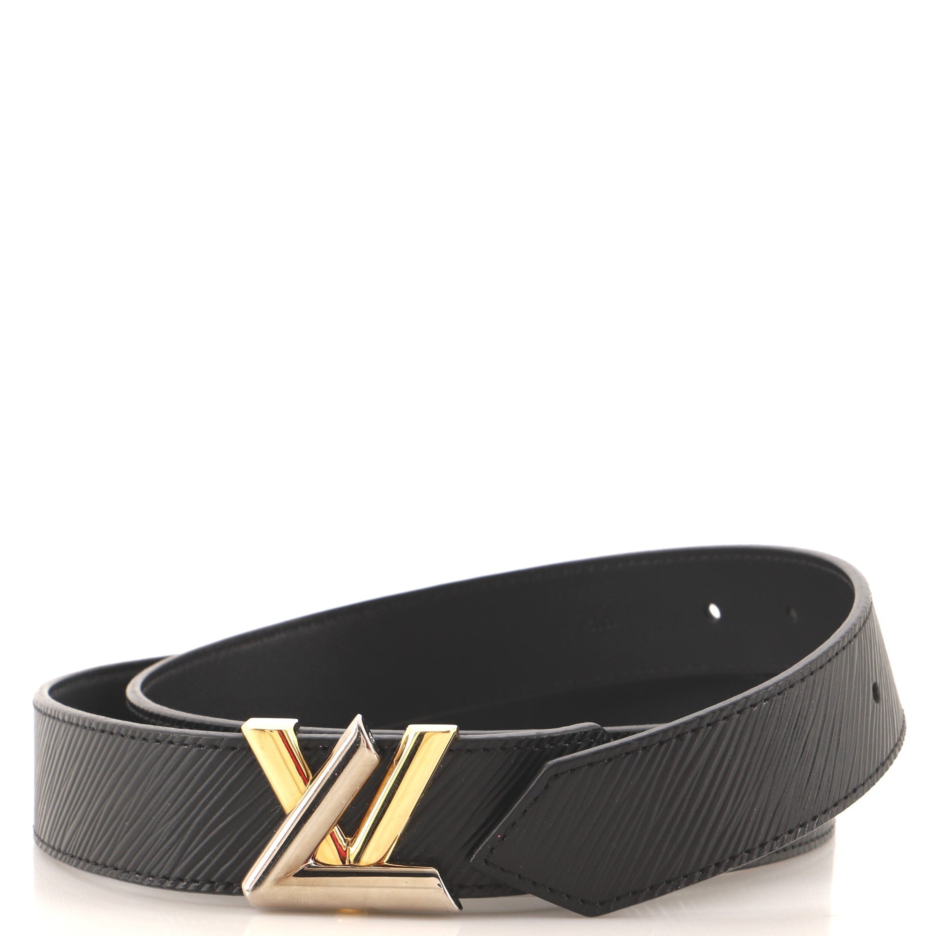 LV Twist Belt Epi Leather Medium 85