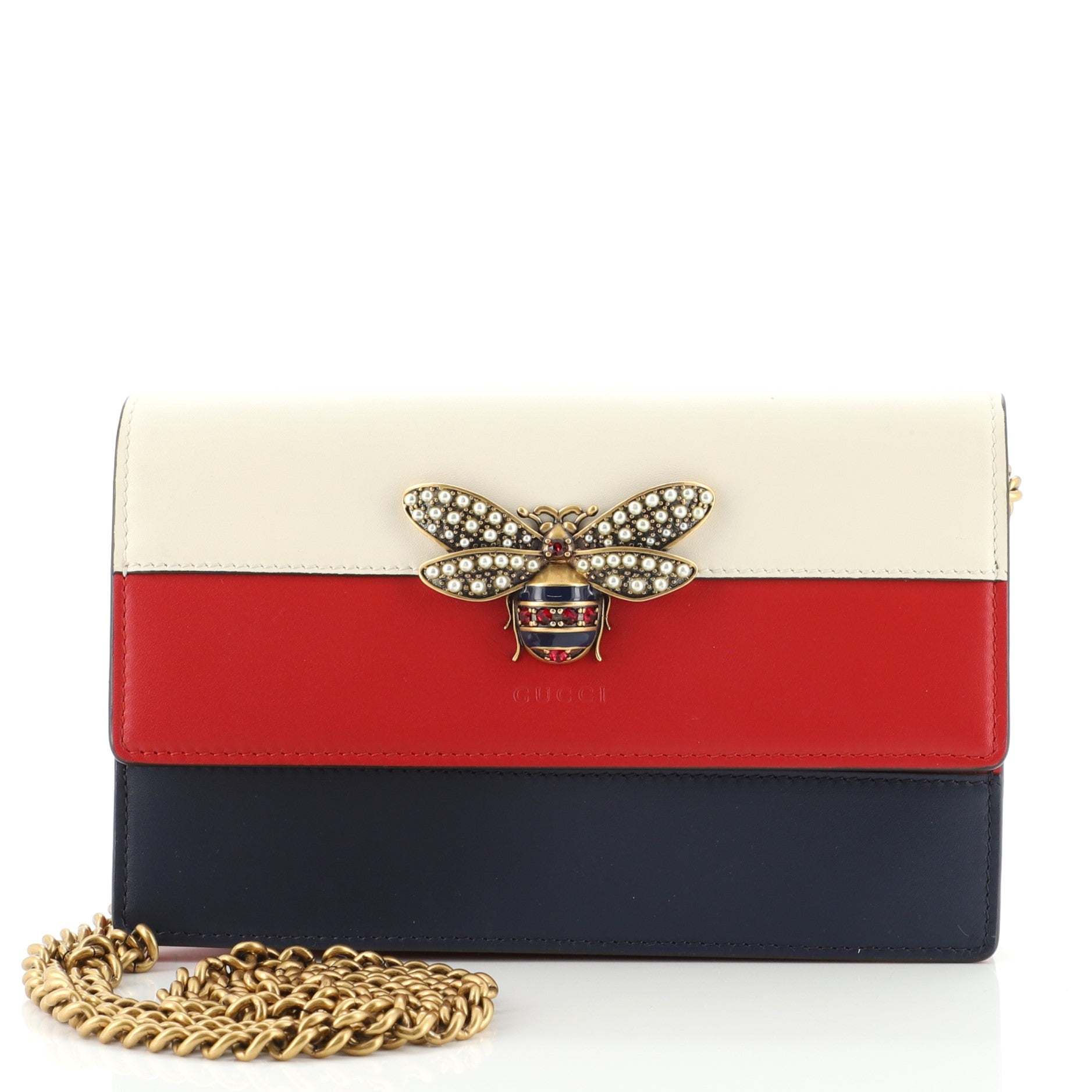 Queen Margaret Chain Wallet Leather Mini