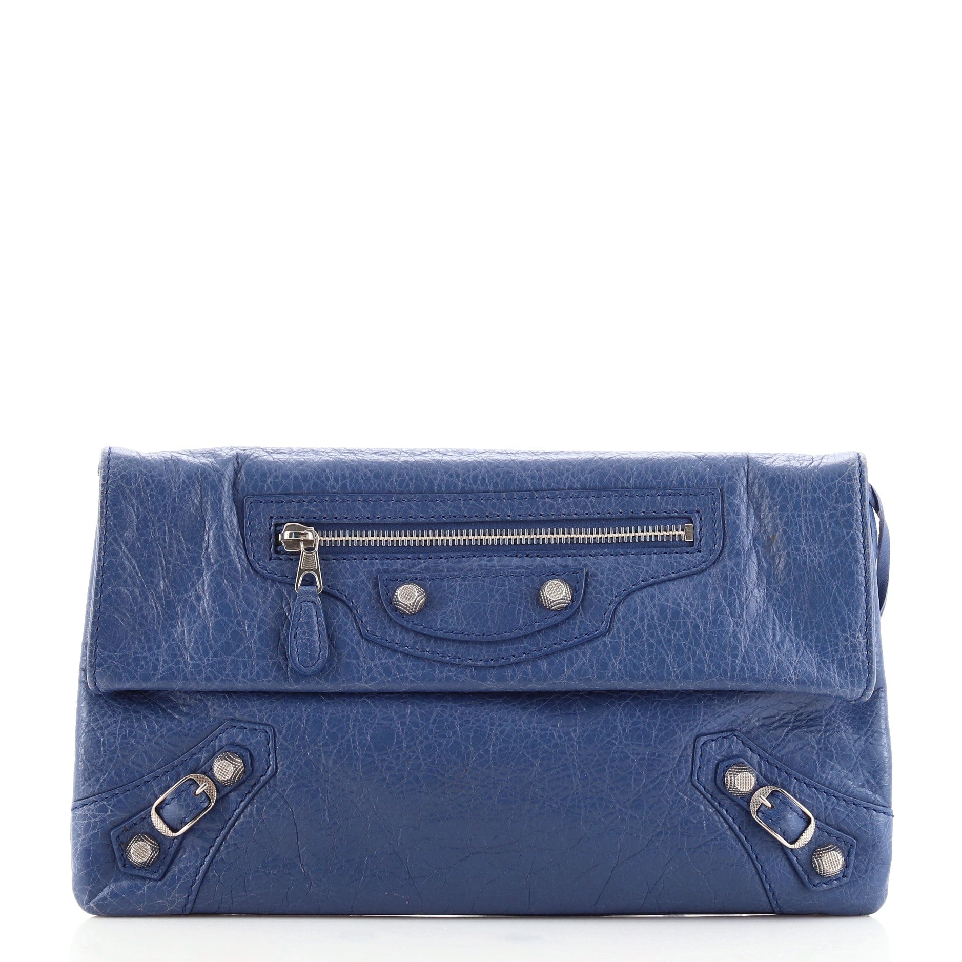 Giant Studs Envelope Clutch Leather