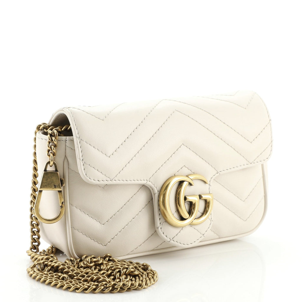 GG Marmont Flap Bag Matelasse Leather Super Mini