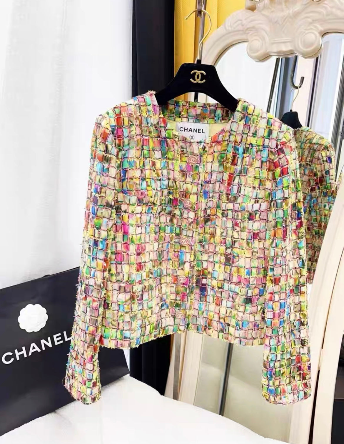 Chanel 21S colourful jacket size 36