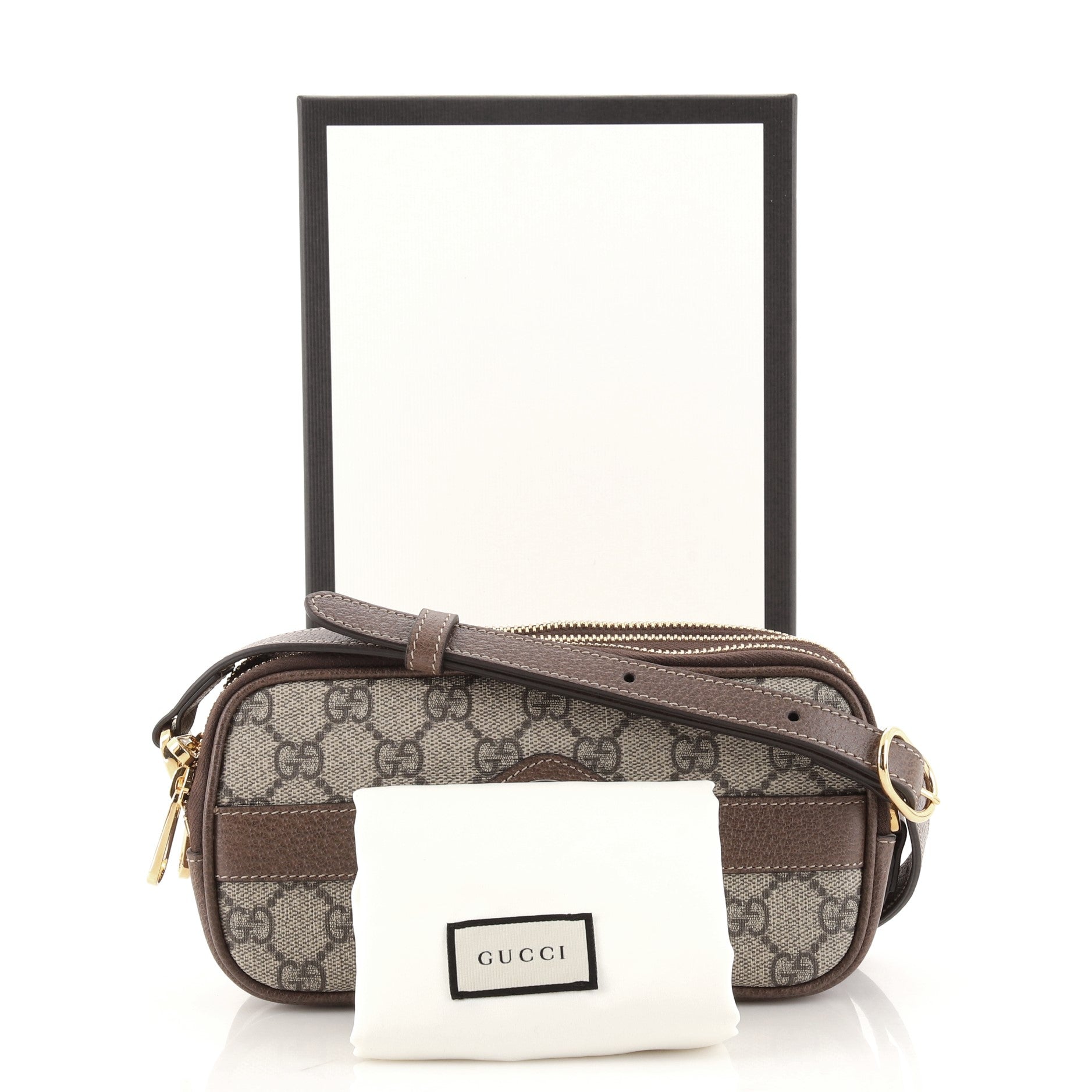 Ophidia Triple Zip Crossbody Bag GG Coated Canvas Mini