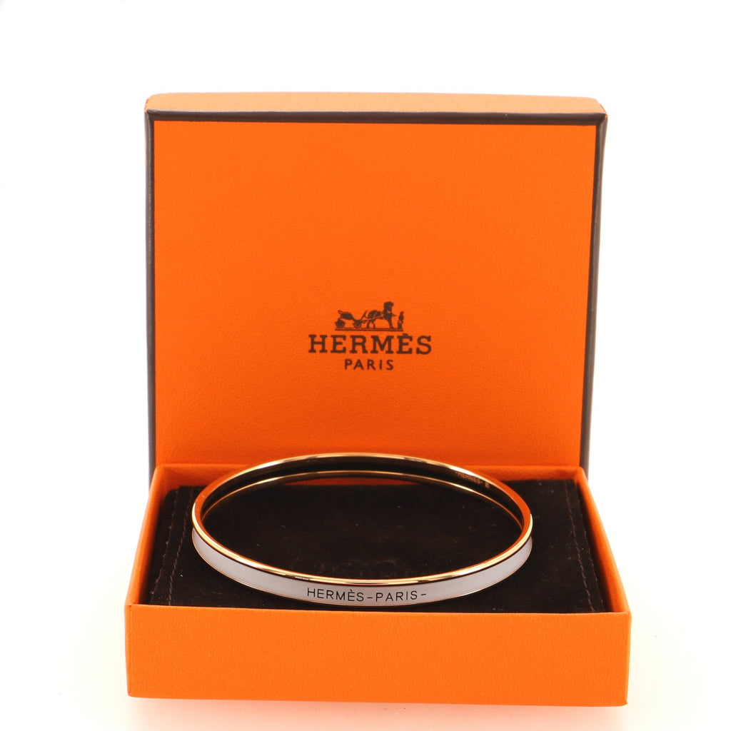 Uni Bangle Bracelet Enamel Extra Narrow