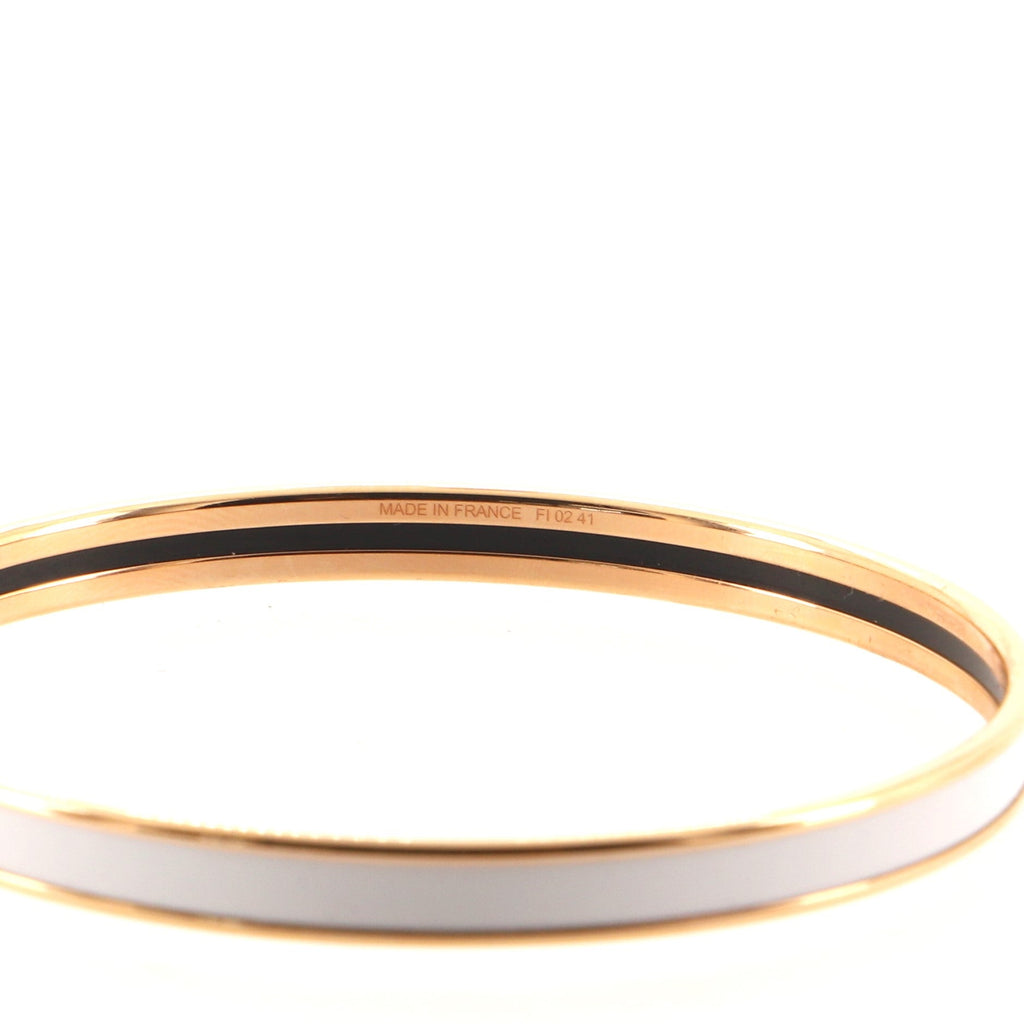 Uni Bangle Bracelet Enamel Extra Narrow