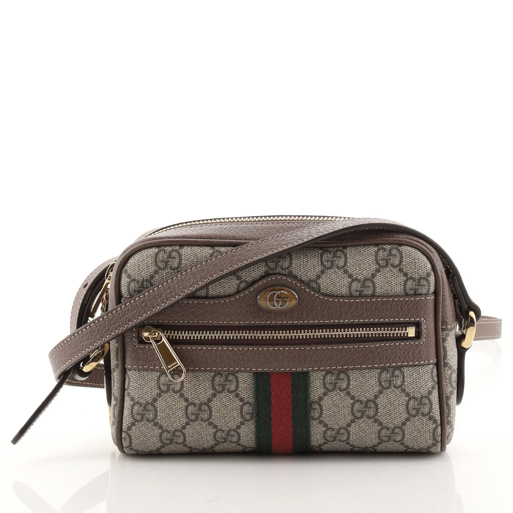 Ophidia Shoulder Bag GG Coated Canvas Mini