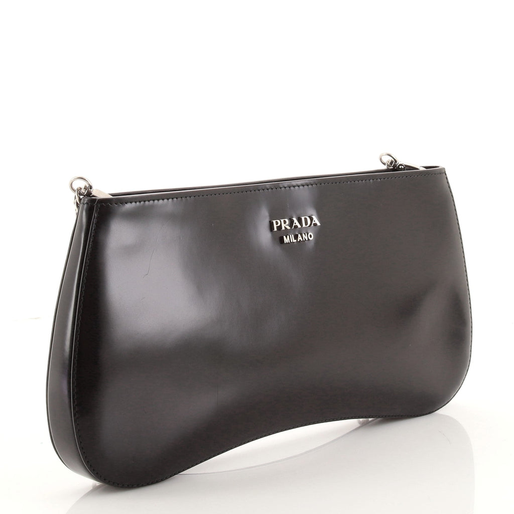 Sidonie Chain Clutch Spazzolato Leather