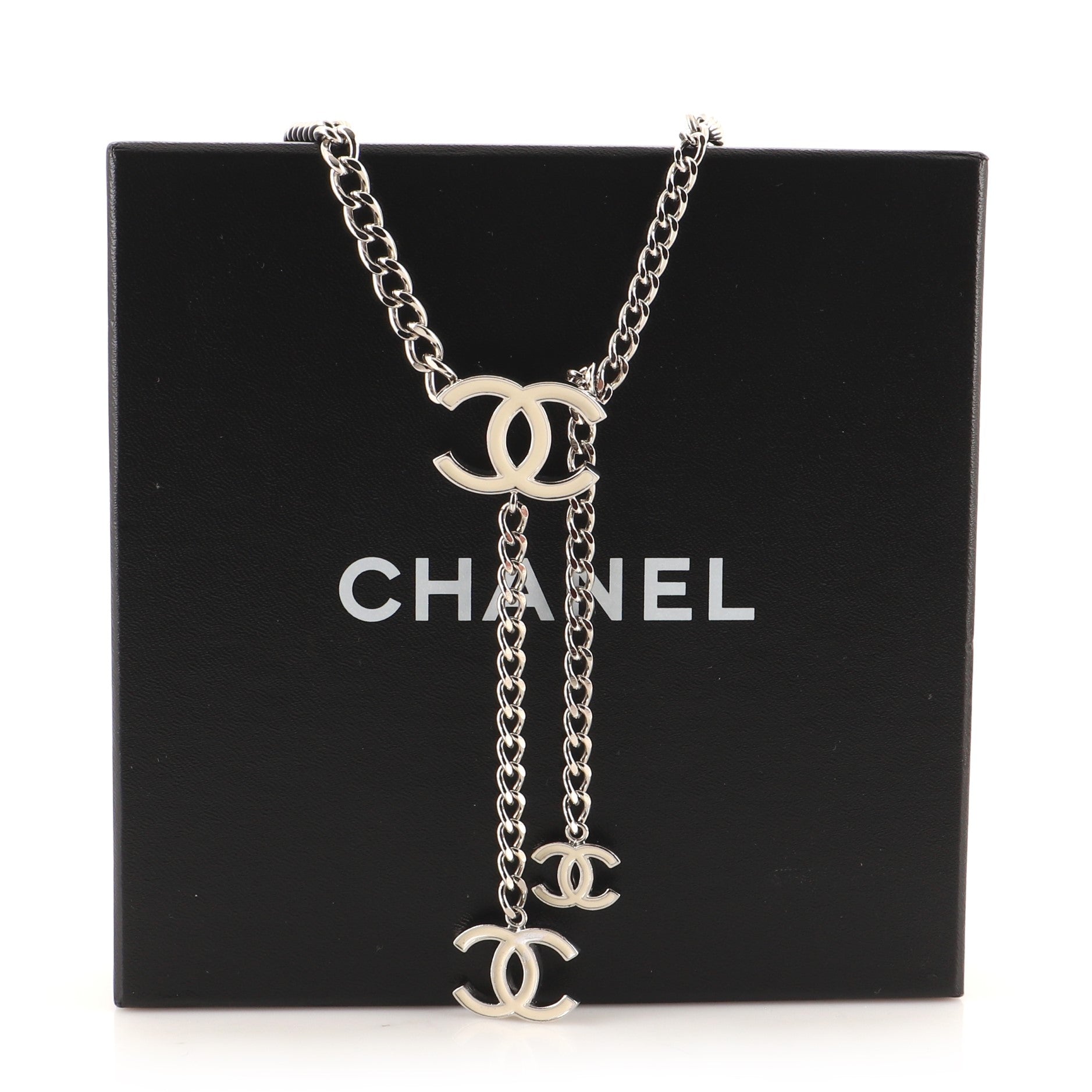CC Charm Chain Belt Metal with Enamel 95