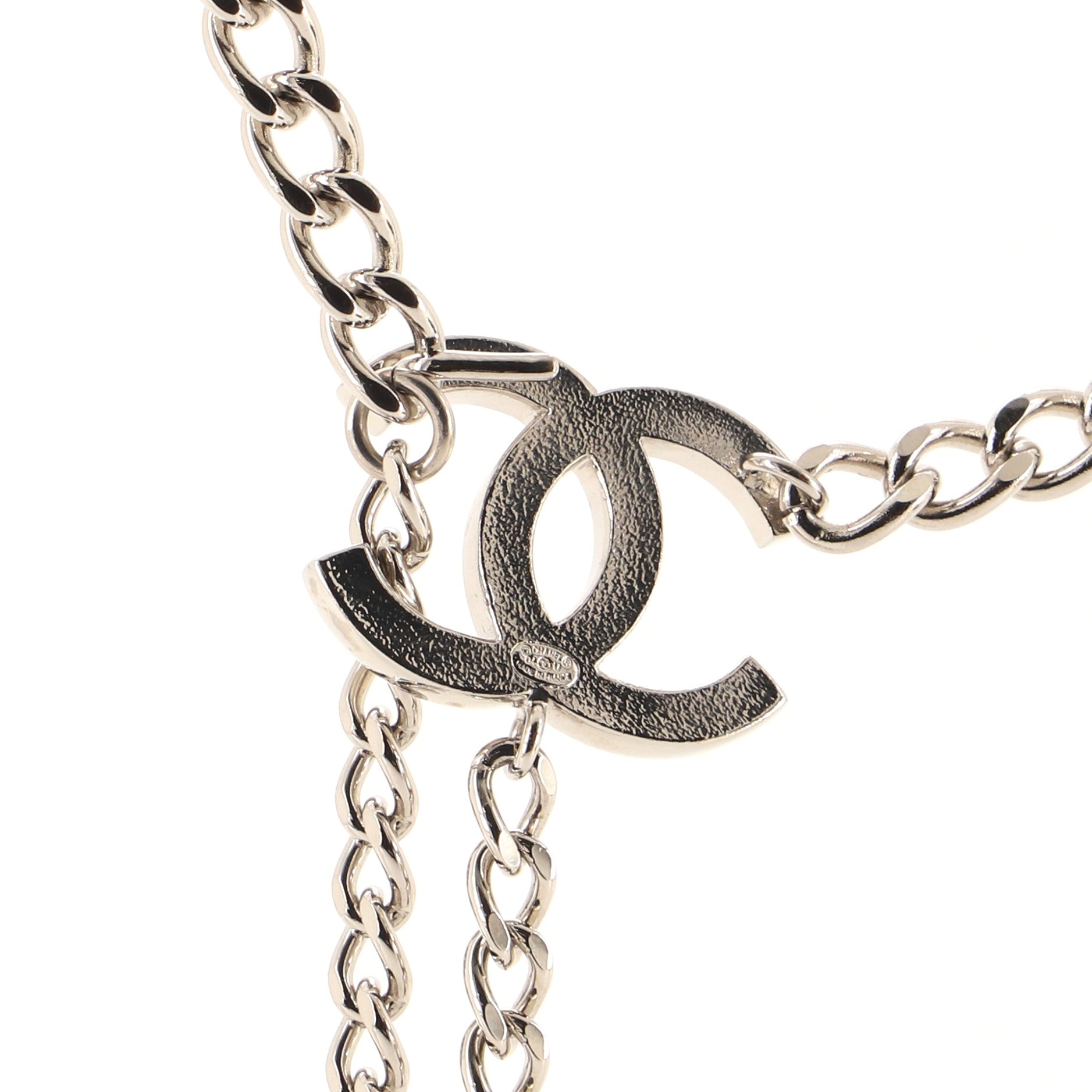 CC Charm Chain Belt Metal with Enamel 95