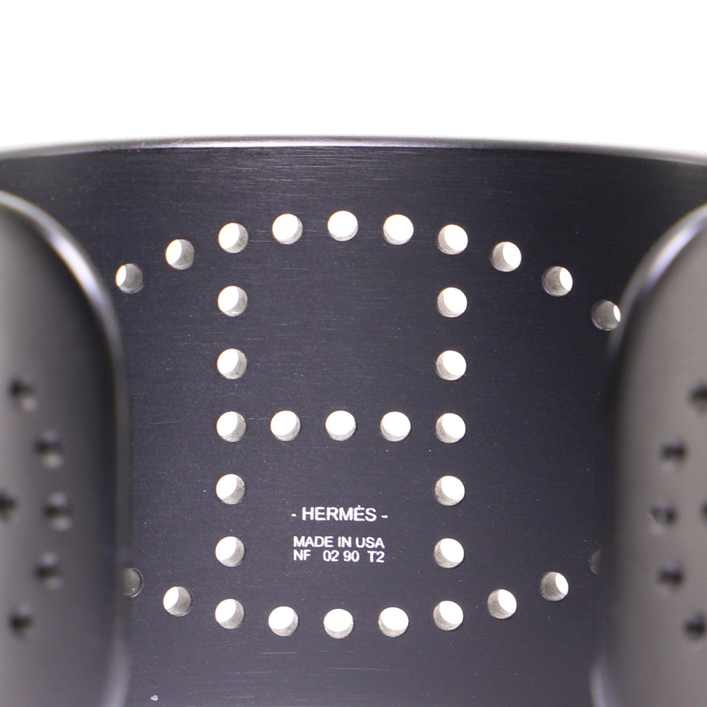 Evelyne Cuff Bracelet Brushed Metal Small