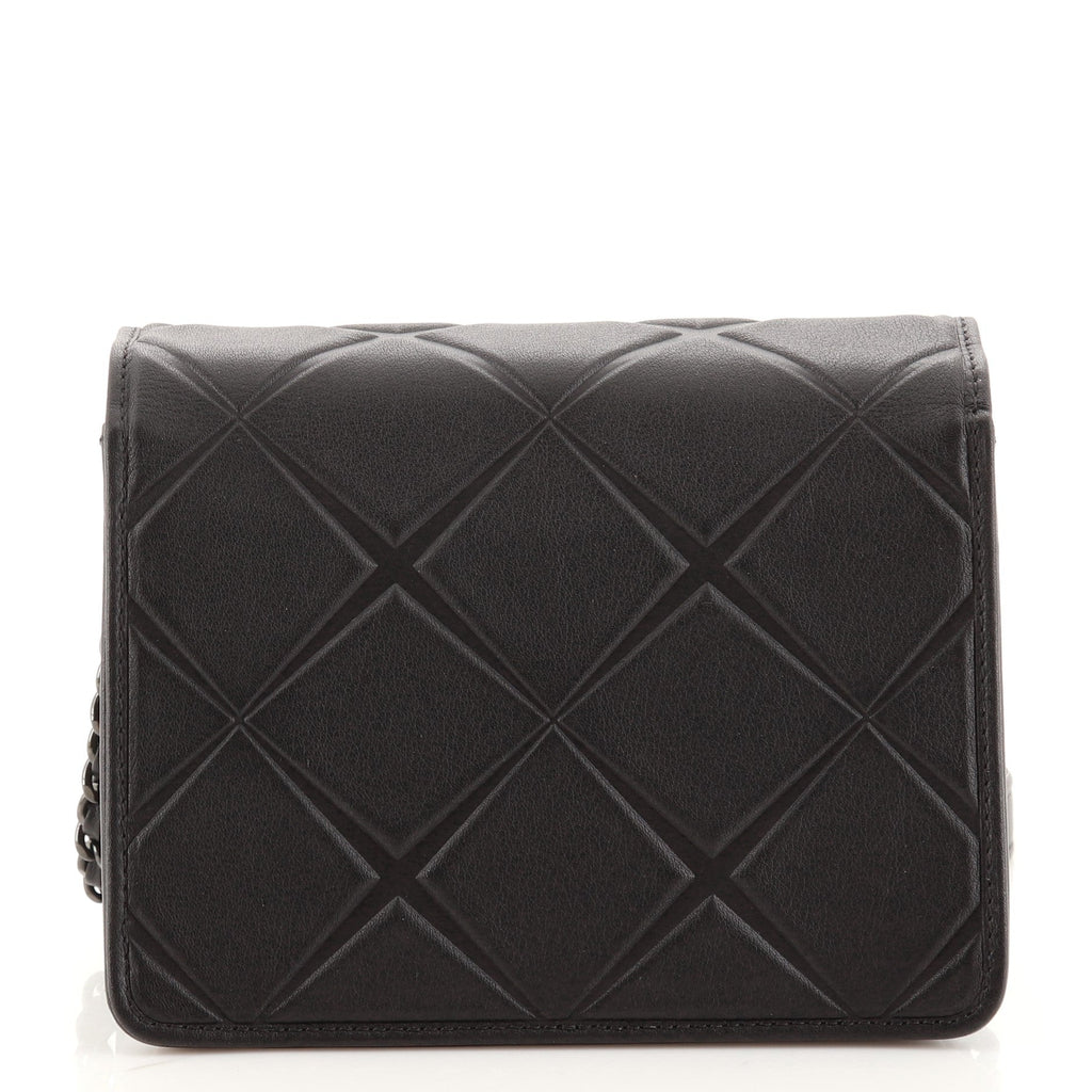 Propeller Flap Bag Quilted Calfskin Mini