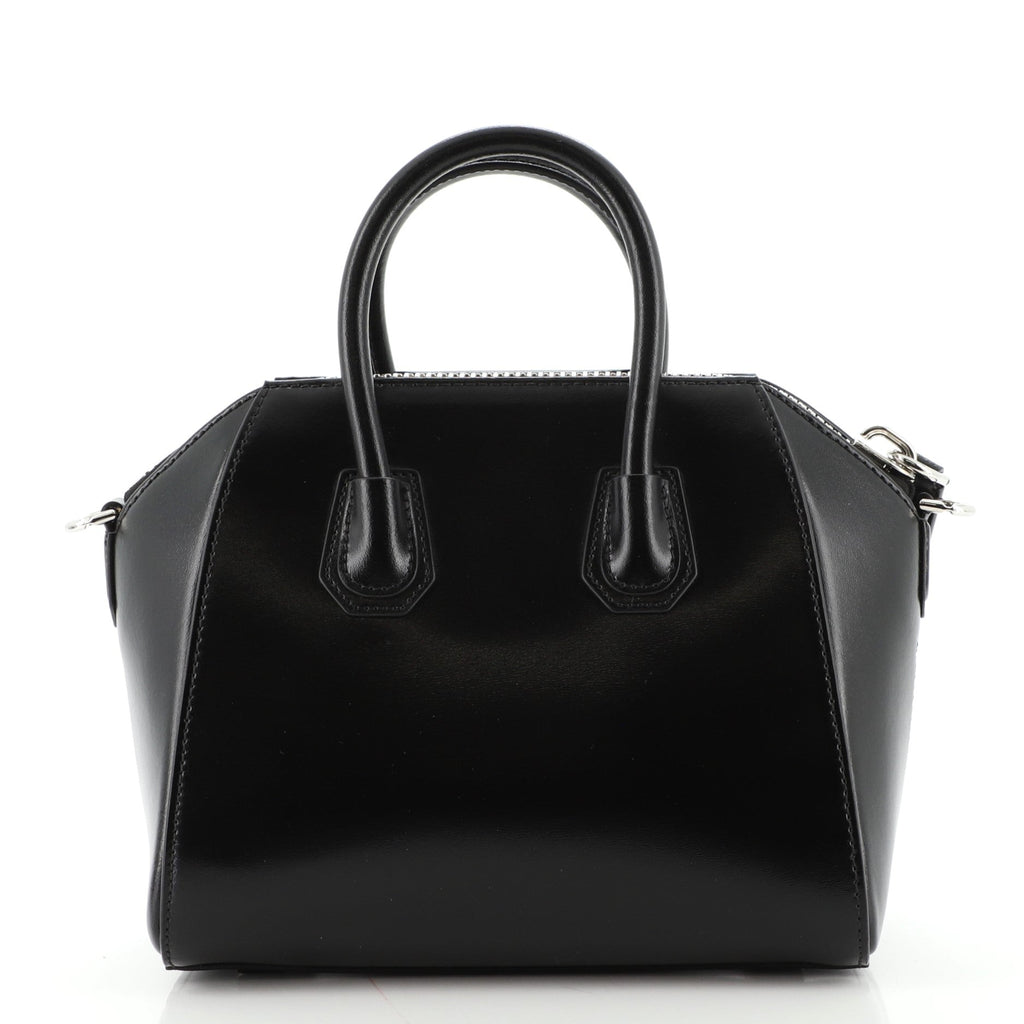 Antigona Bag Glazed Leather Mini