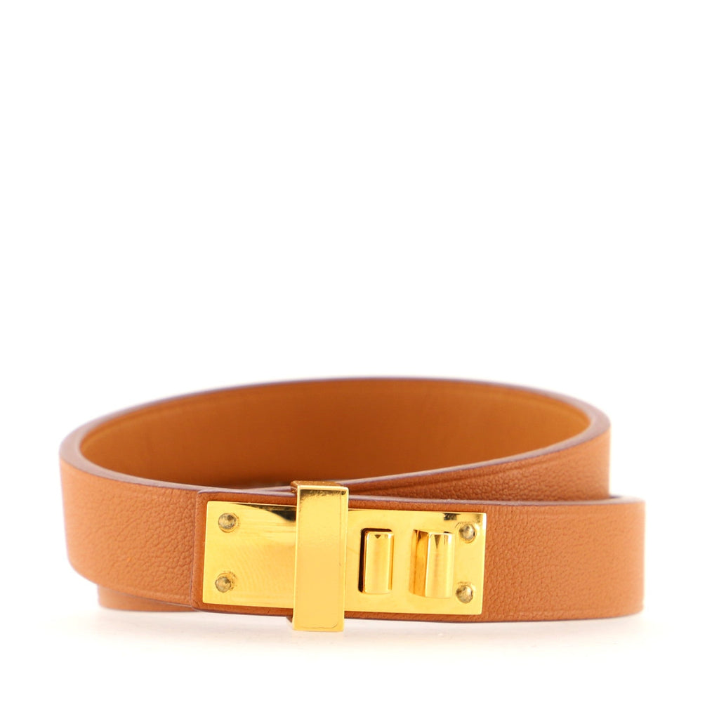 Mini Dog Clous Carres Bracelet Leather