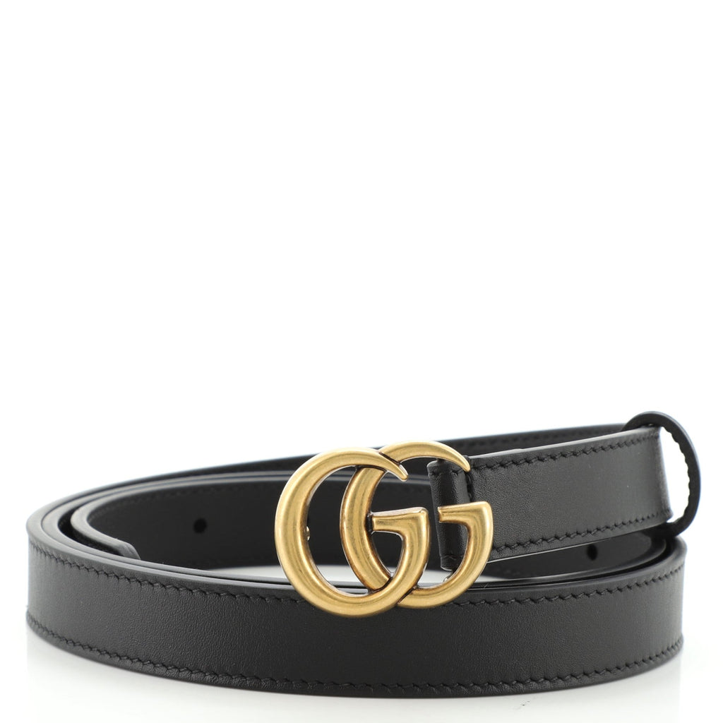 GG Marmont Belt Leather Thin 110