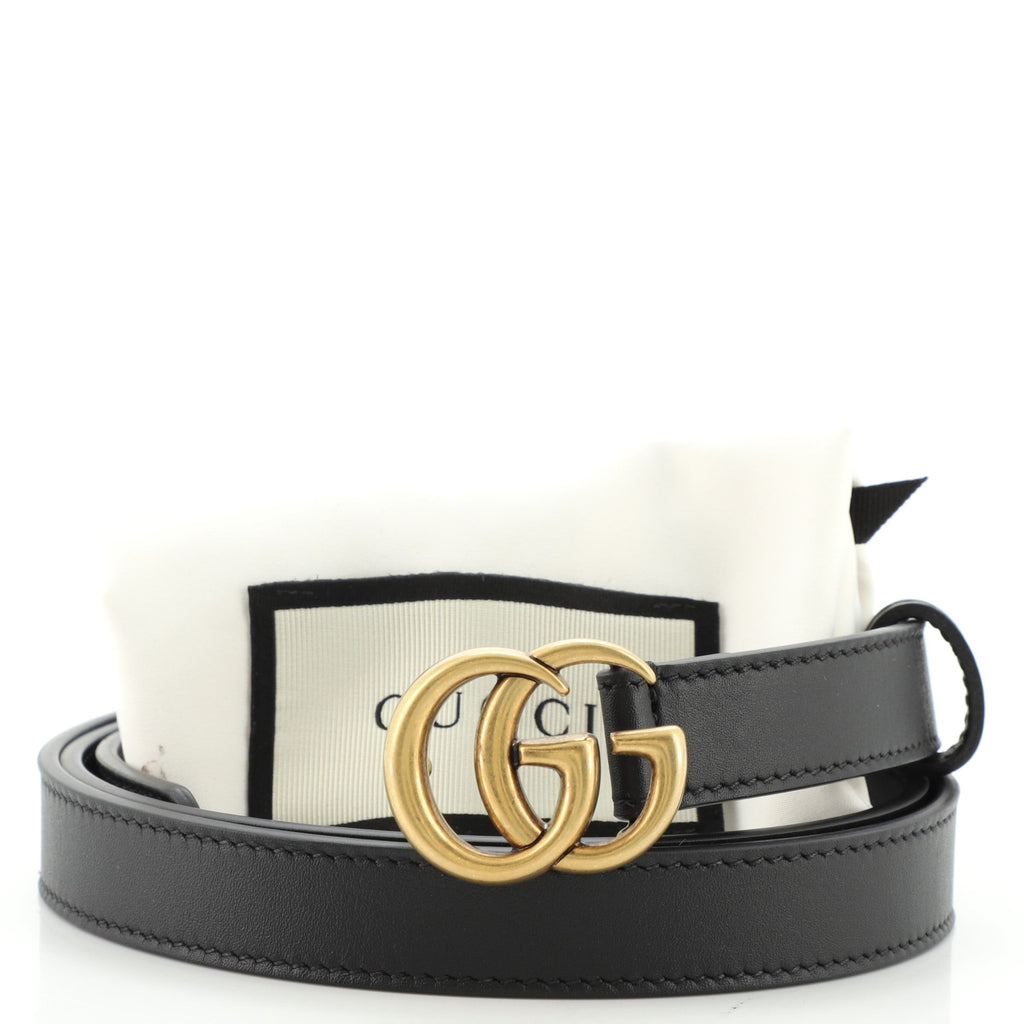 GG Marmont Belt Leather Thin 110