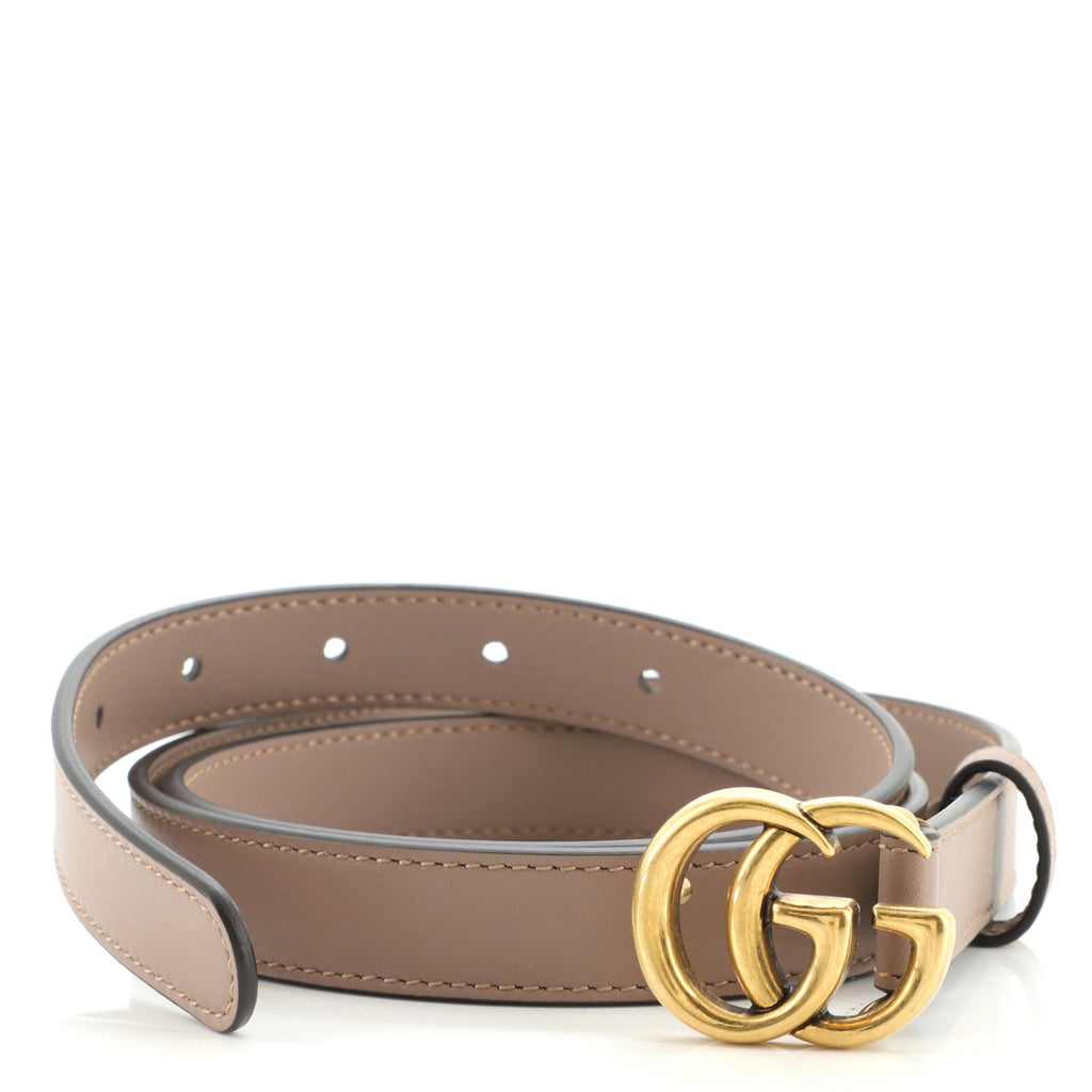 GG Marmont Belt Leather Thin 105