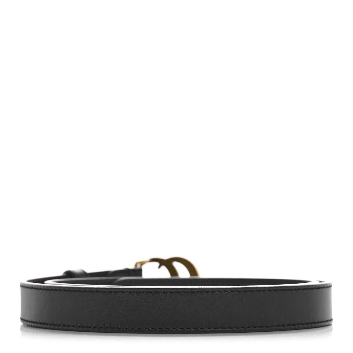 Calfskin Double G 20mm Belt 75 30 Black