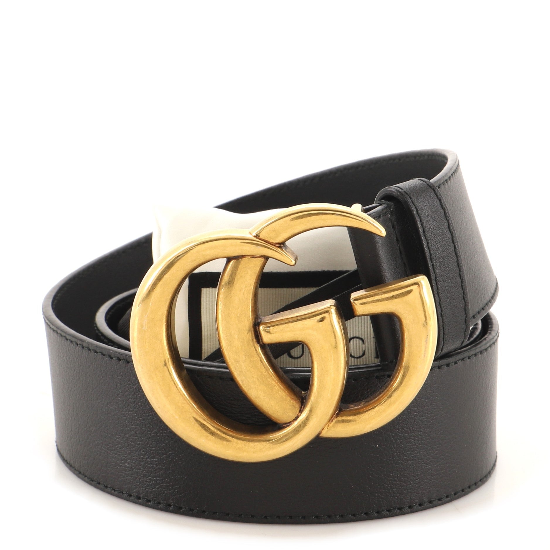 GG Marmont Belt Leather Medium 80