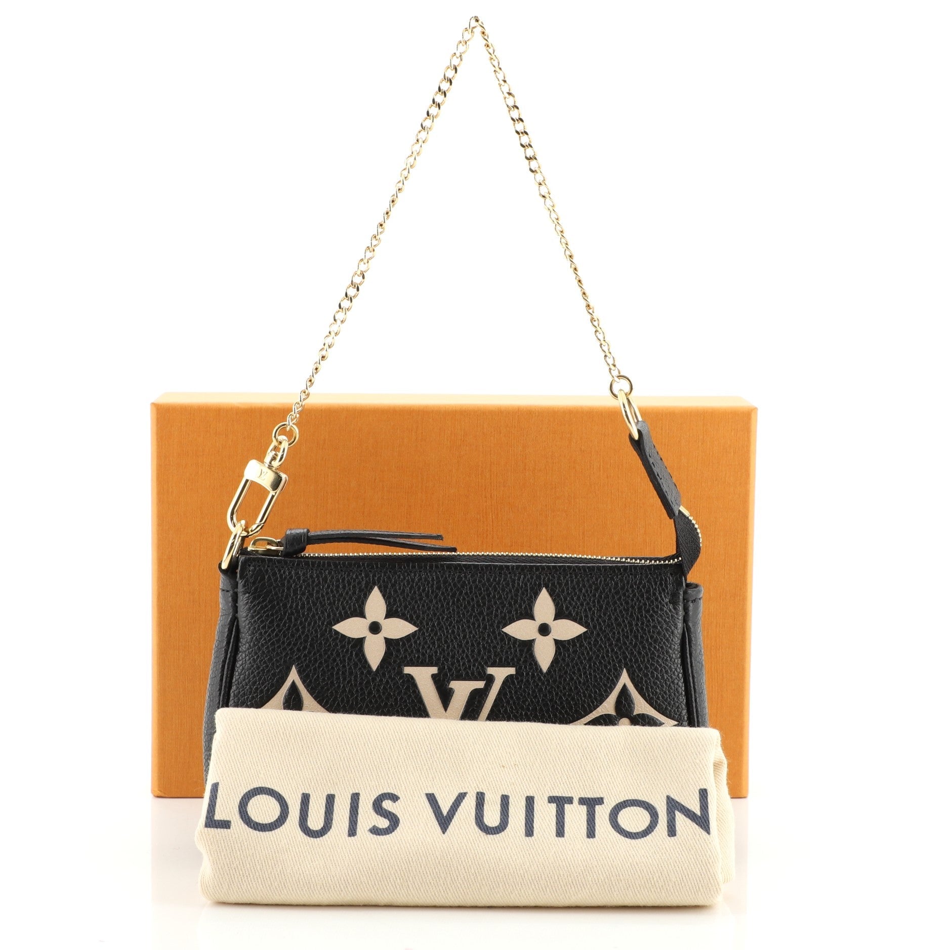 Pochette Accessoires Bicolor Monogram Empreinte Giant Mini