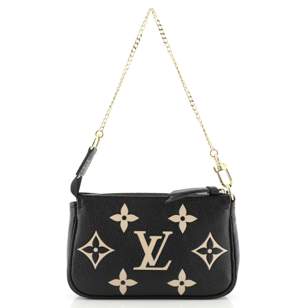 Pochette Accessoires Bicolor Monogram Empreinte Giant Mini