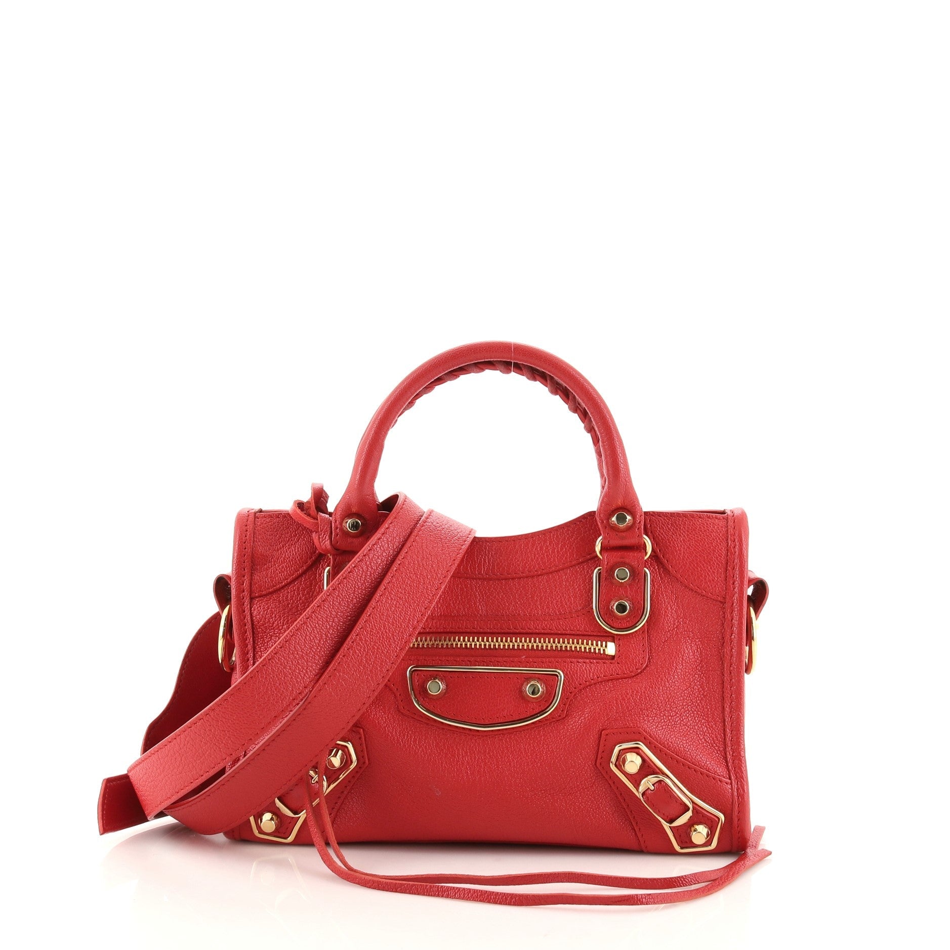 City Giant Studs Bag Leather Mini