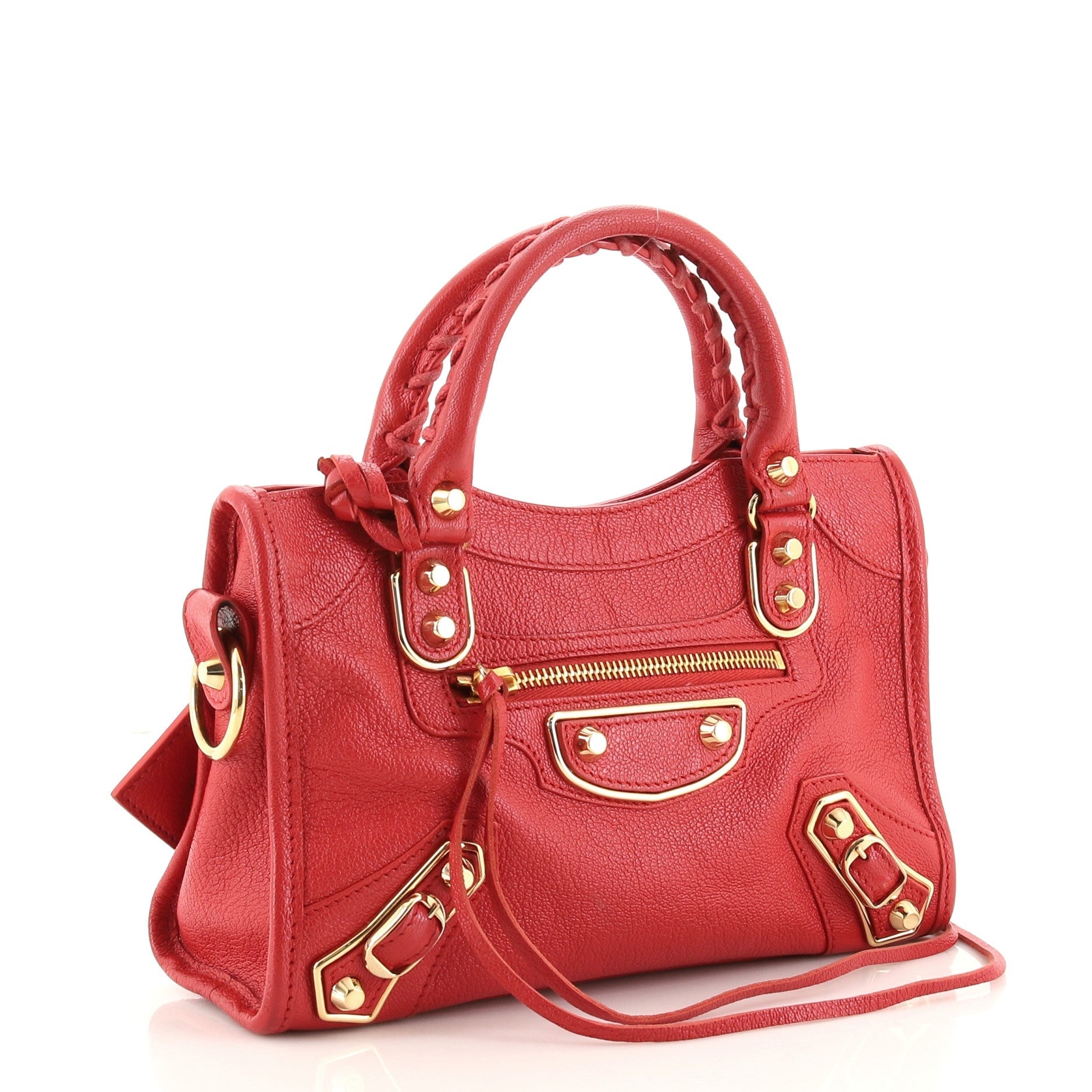 City Giant Studs Bag Leather Mini