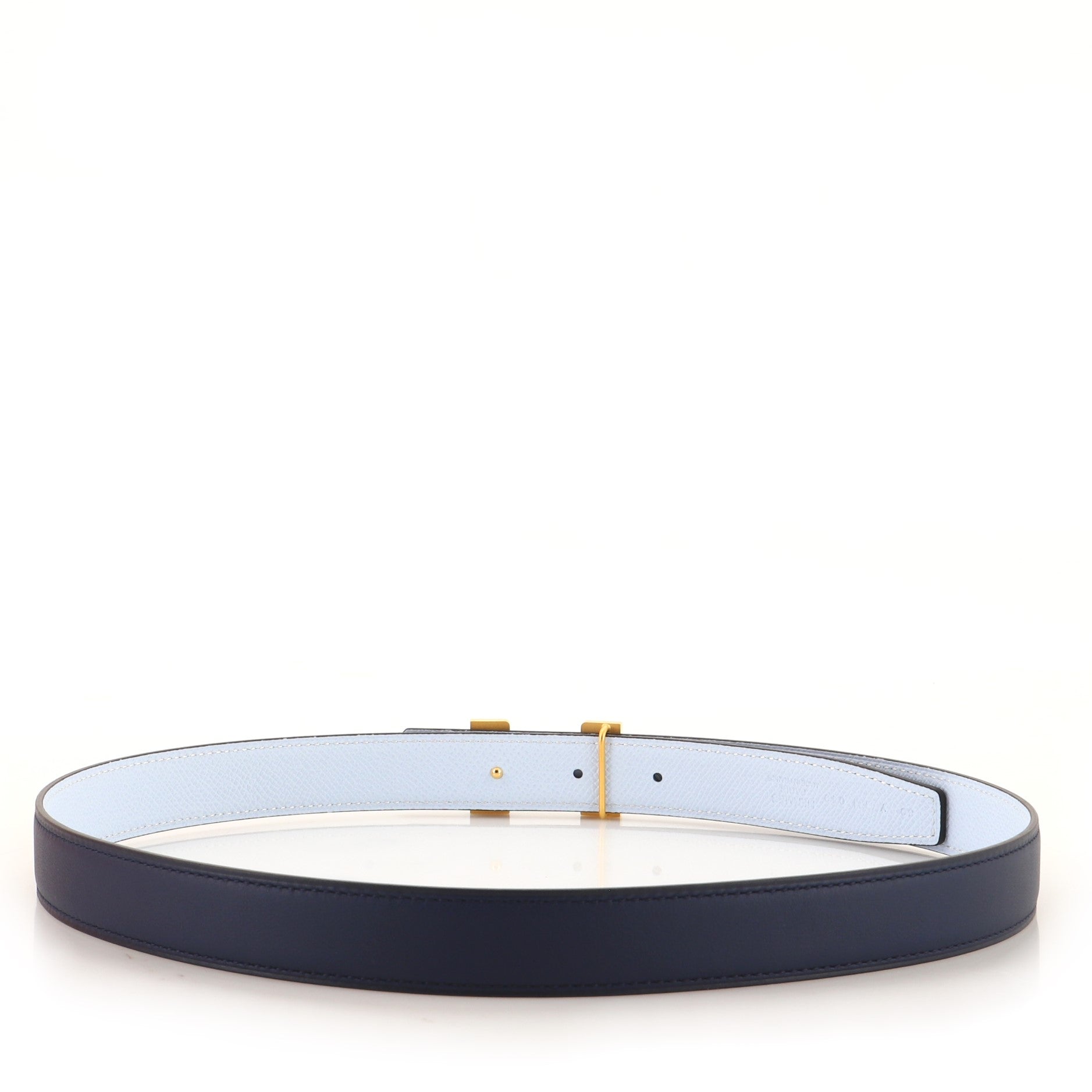 Constance Reversible Belt Leather with Lizard Thin 80