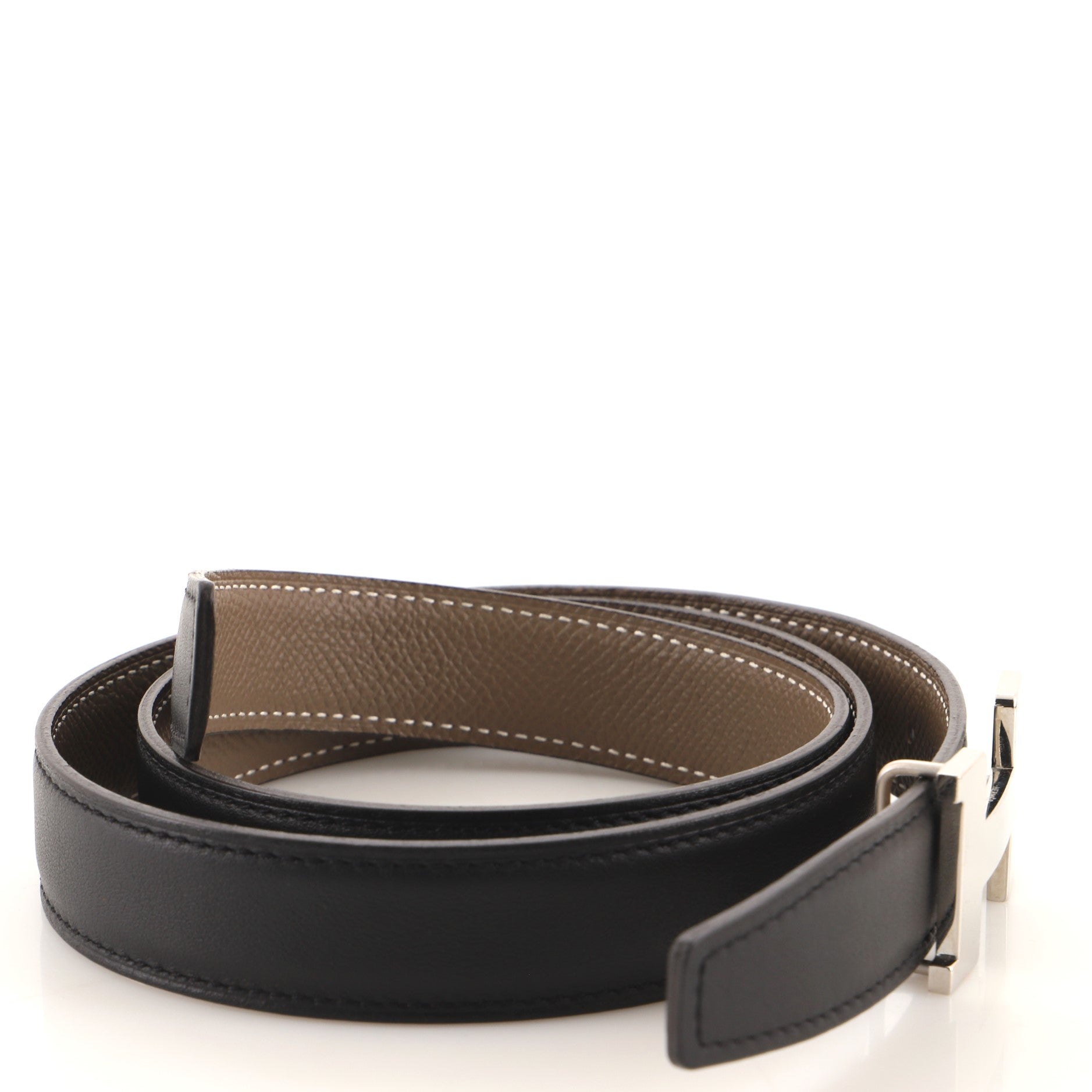 Constance Reversible Belt Leather Thin 80