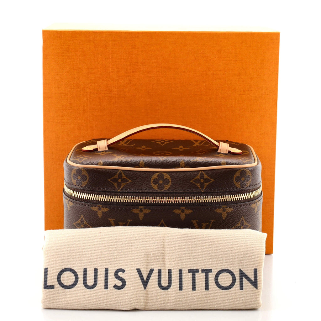 Nice Vanity Case Monogram Canvas Mini