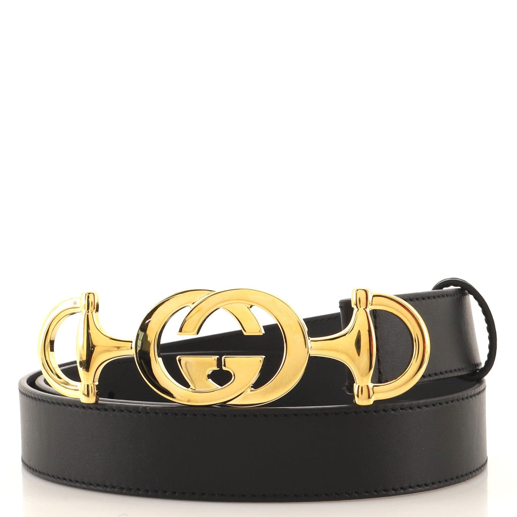 Interlocking G Horsebit Belt Leather Medium 85