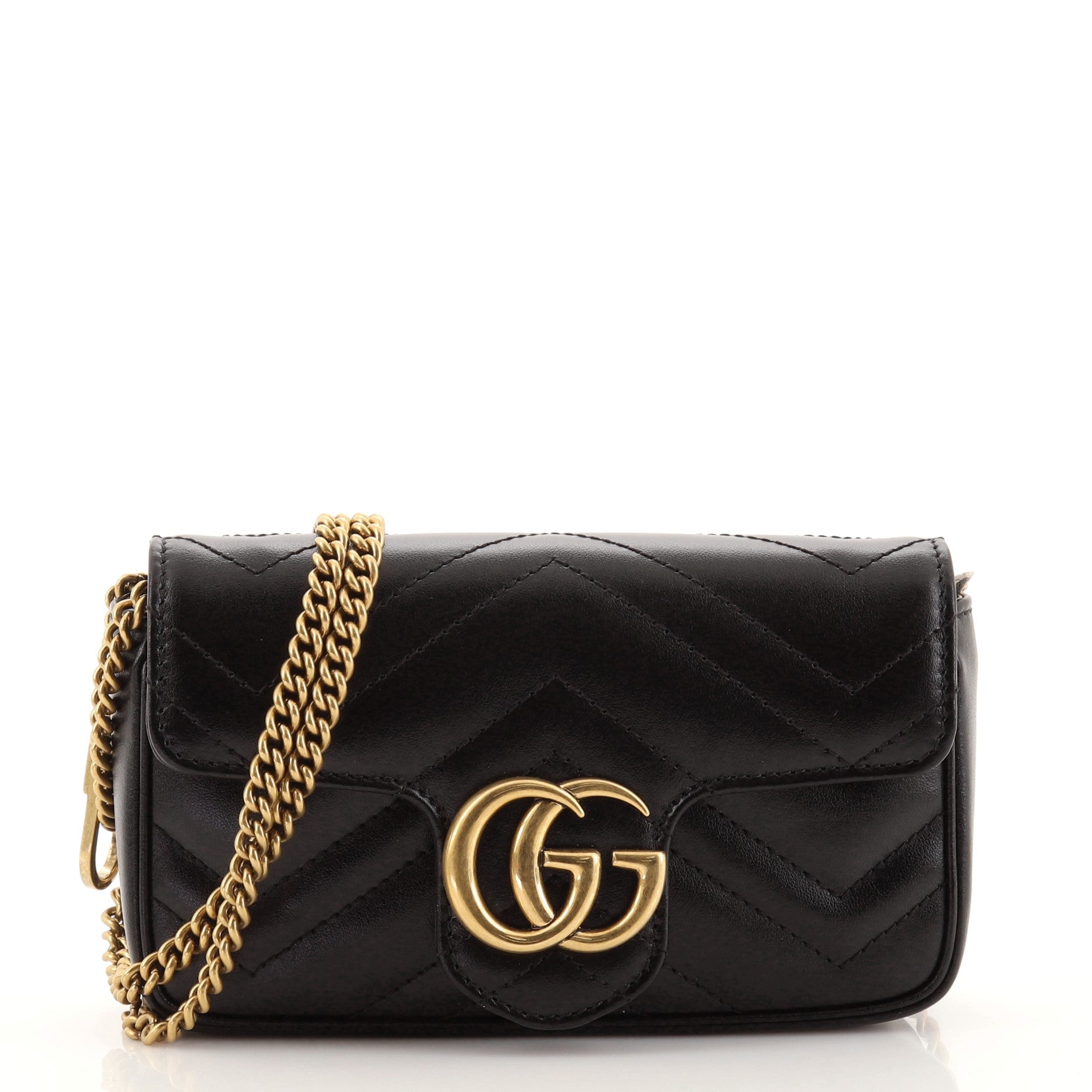 GG Marmont Flap Bag Matelasse Leather Super Mini