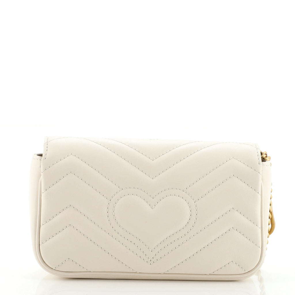 GG Marmont Flap Bag Matelasse Leather Super Mini