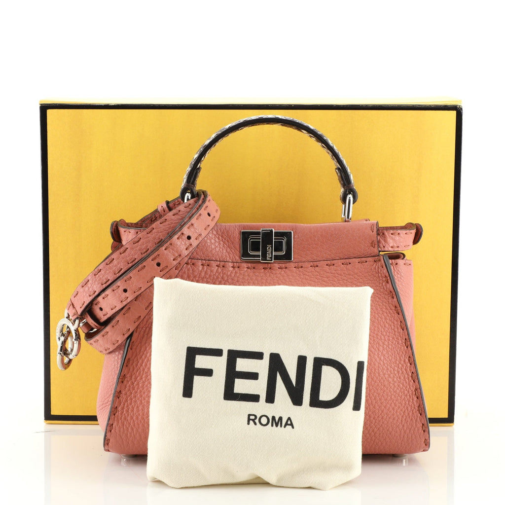 Selleria Peekaboo Bag Leather with Python Mini