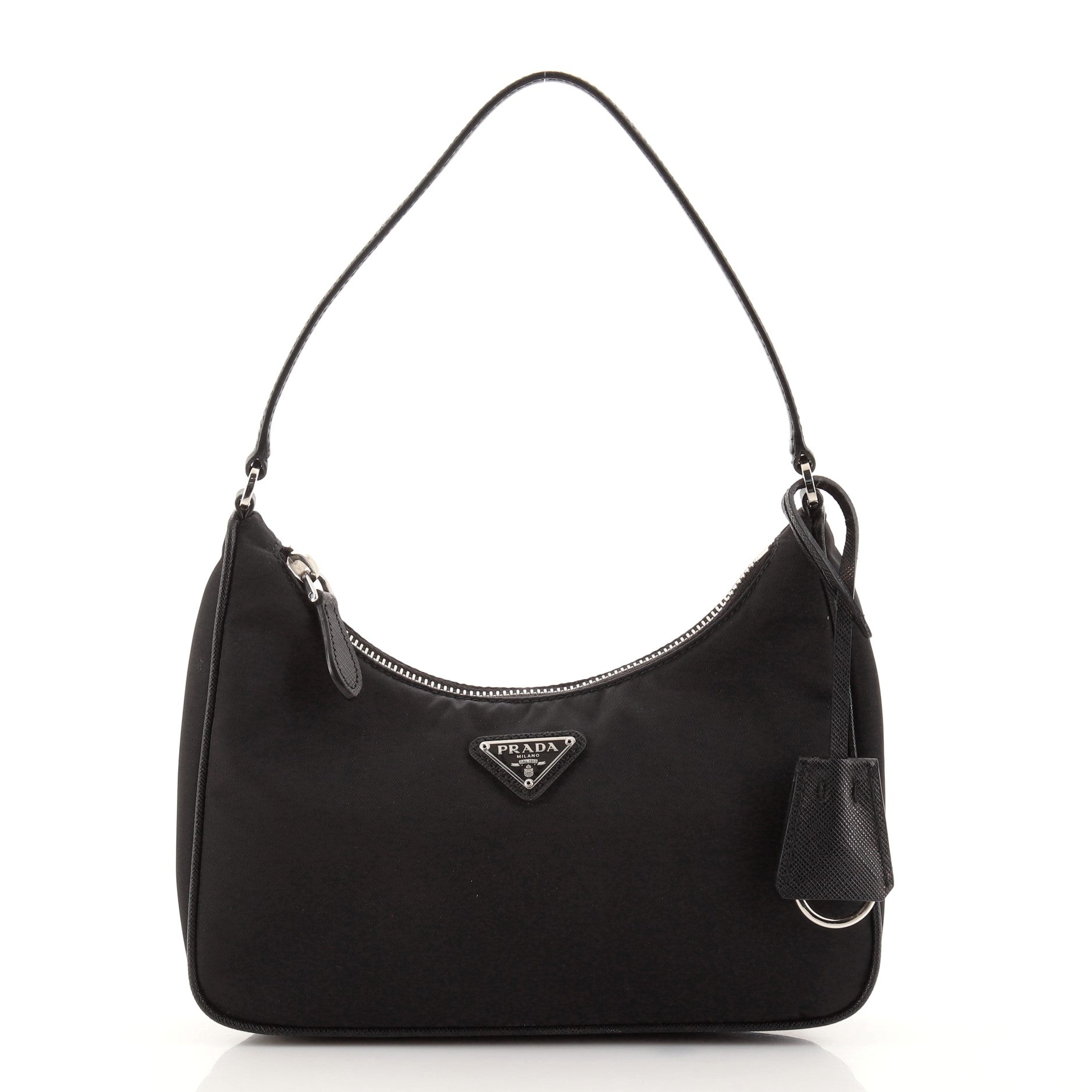 Re-Edition 2005 Hobo Tessuto with Saffiano Leather Mini