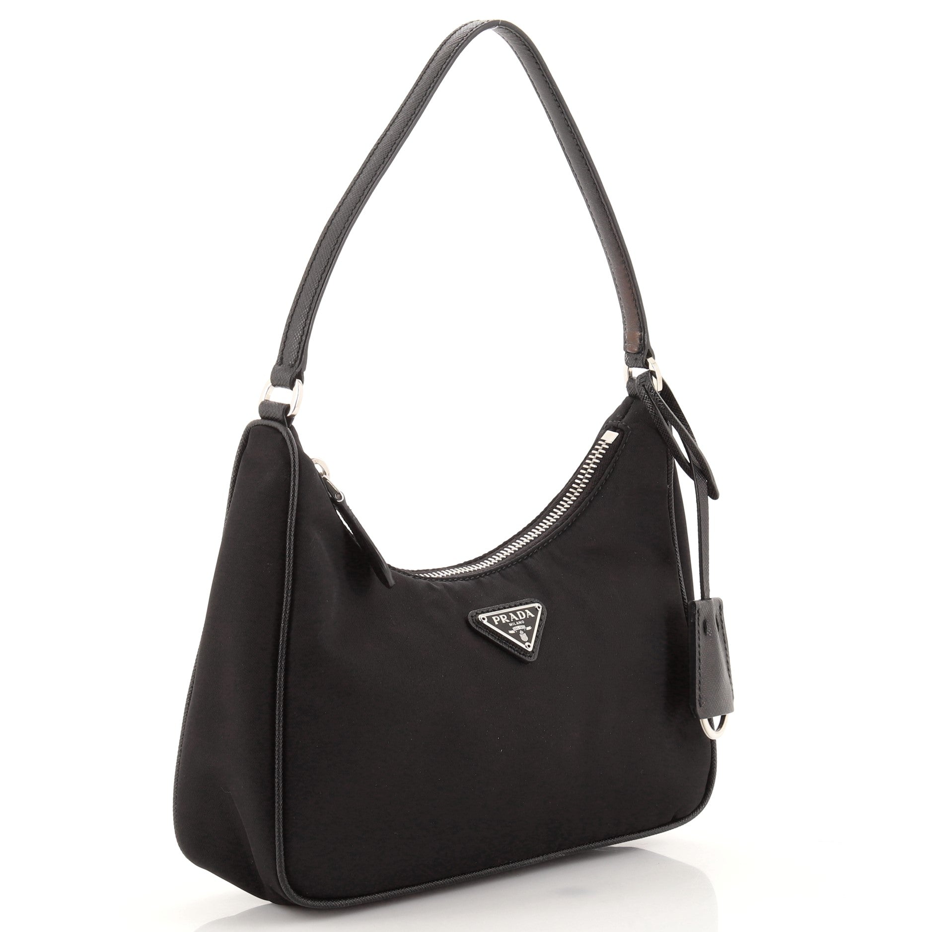Re-Edition 2005 Hobo Tessuto with Saffiano Leather Mini