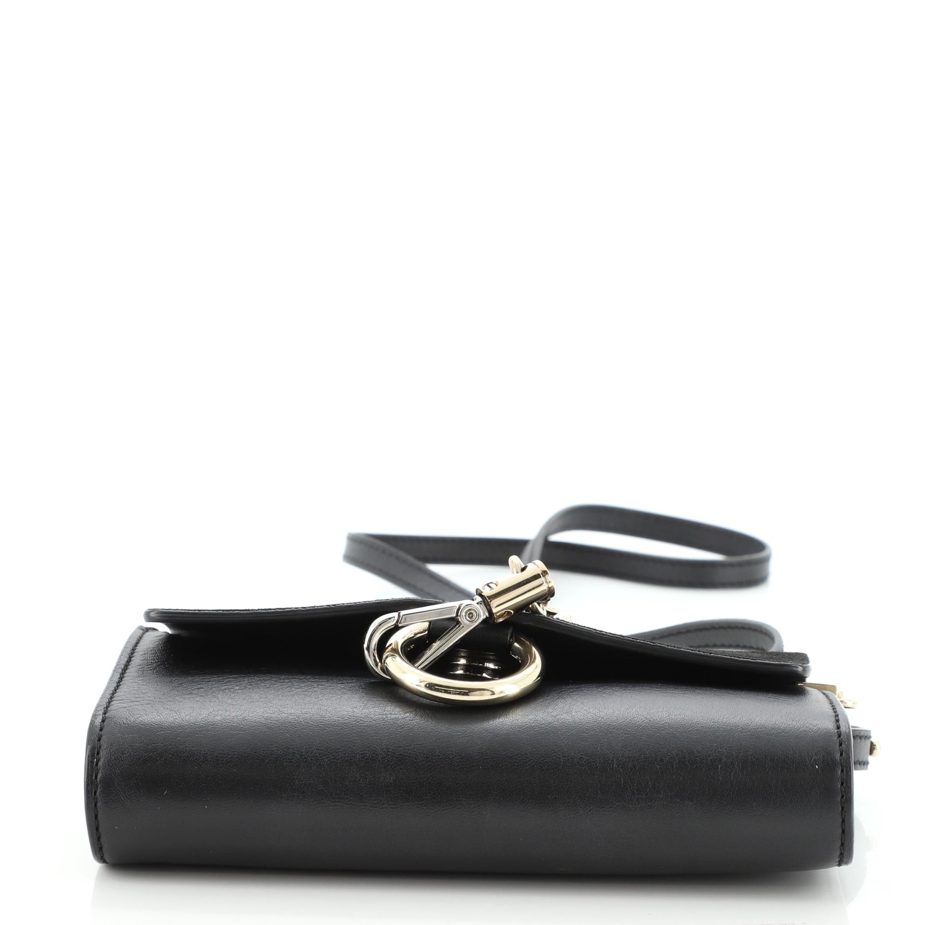 Faye Shoulder Bag Leather and Suede Mini