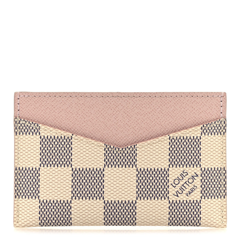 Damier Azur Daily  Holder Rose Ballerine
