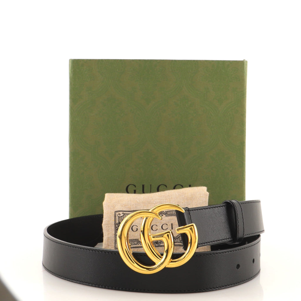GG Marmont Belt Leather Medium 75