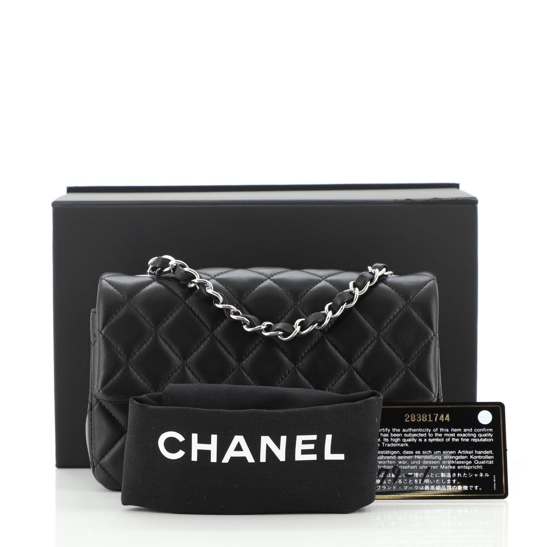Classic Single Flap Bag Quilted Lambskin Mini