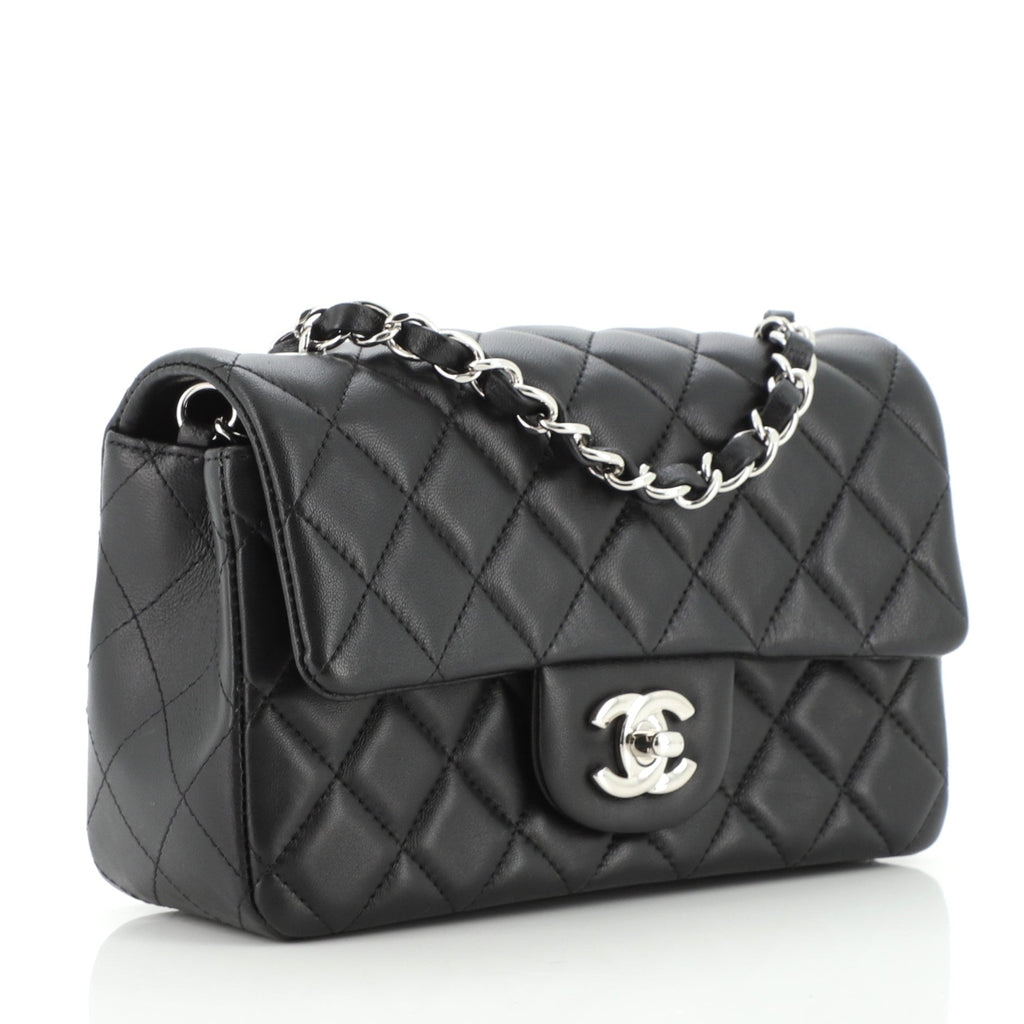 Classic Single Flap Bag Quilted Lambskin Mini