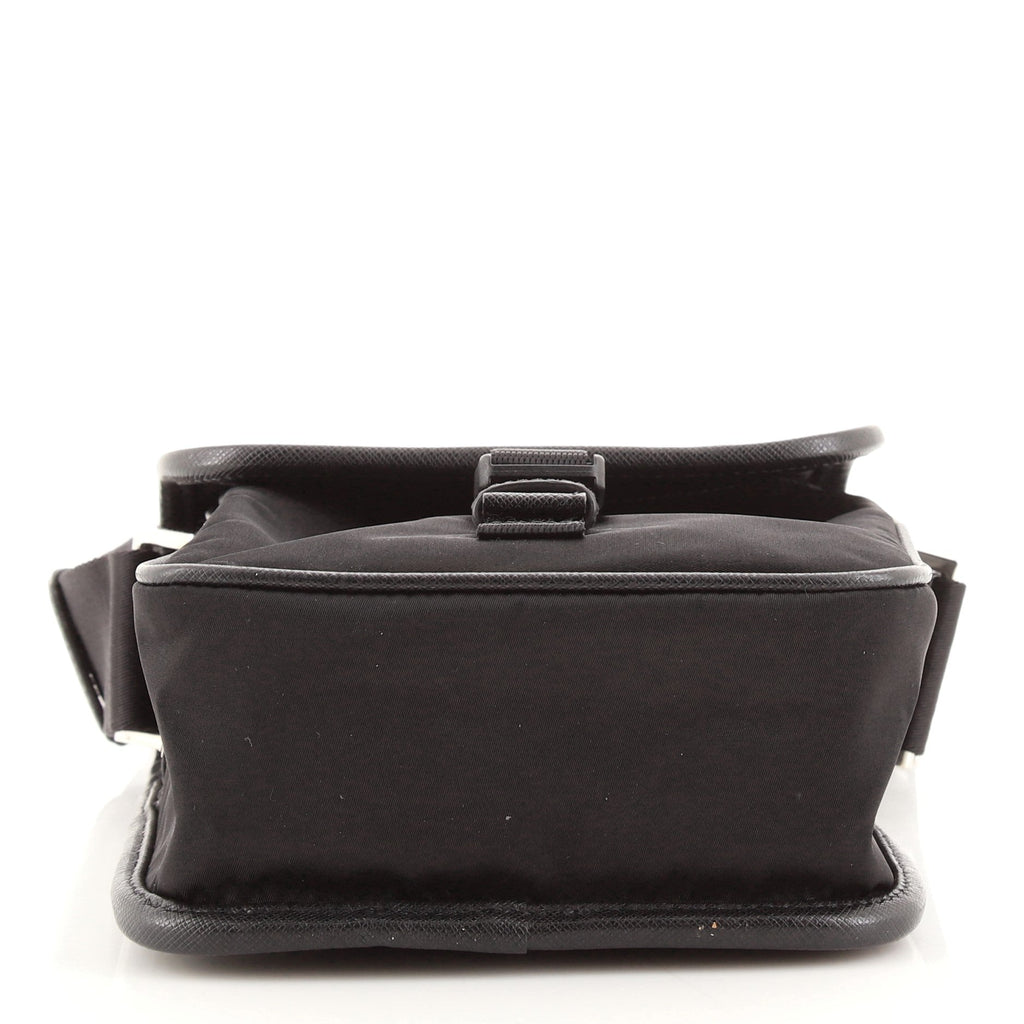 Logo Flap Messenger Tessuto Mini