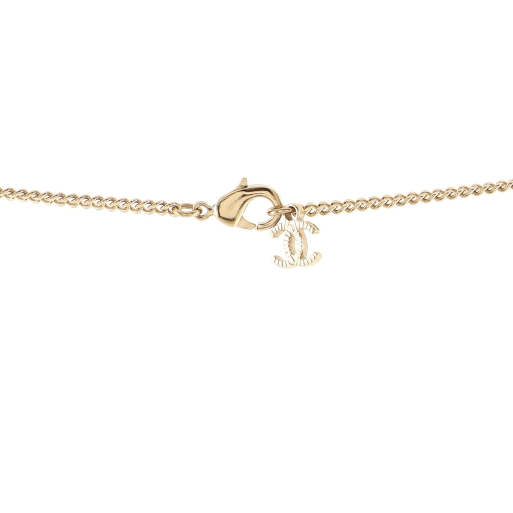 CC Ball Pendant Necklace Metal with Crystals
